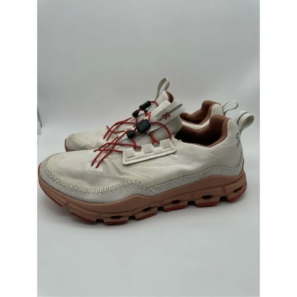 ON CLOUDAWAY ICE/CHILI RED GREY WHITE‎ RUNNING SHOES Women’s 10